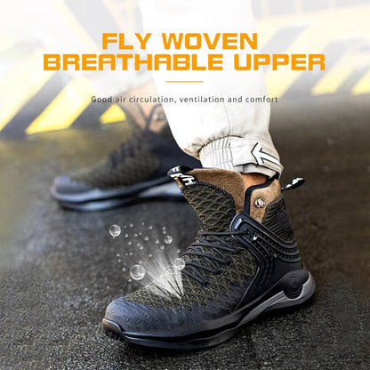 Rugged Composite Toe Safety Boots with Puncture Resistant Protection and Breathable Design for Heavy Duty Work