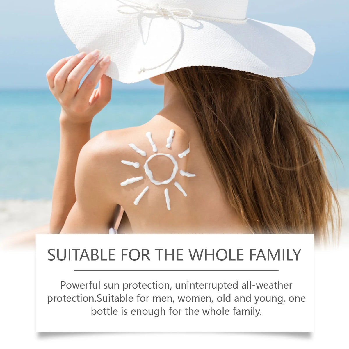 60g sunscreen cream container for UV protection with ethyl hexyl methoxycinnamate and orelin