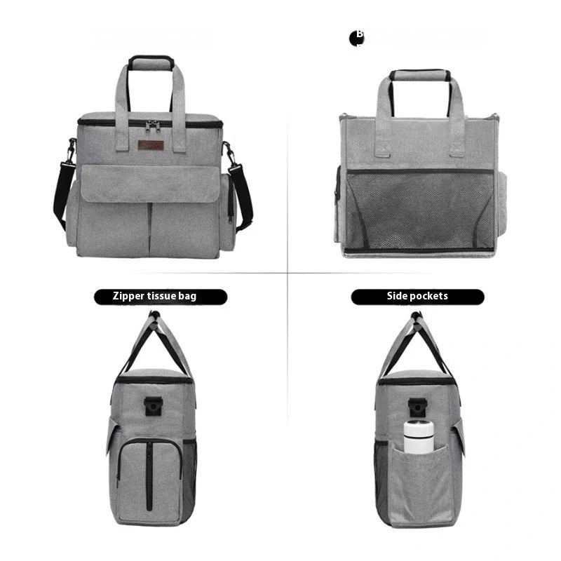 Gray Dog Travel Backpack Kit with removable divider and bonus training bag for pet adventures