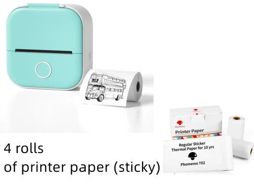 Portable Thermal Label Printer with Bluetooth Connectivity for Home, Office, and Small Business Organization