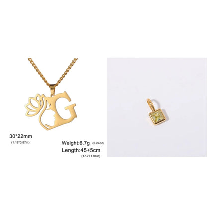 Stainless steel fashion necklace with geometric cross chain design and electroplated finish in gold or silver colour