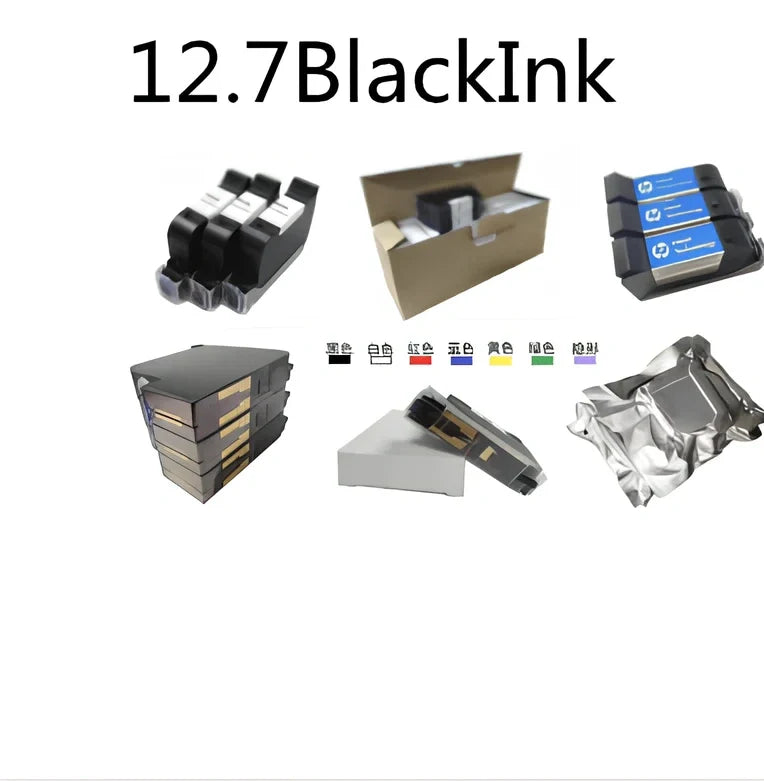 Hand-held inkjet printer with 12.7mm print head, black ink, dimensions 100x120x200mm for industrial marking