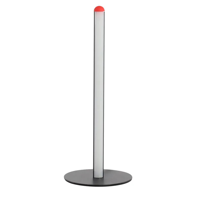 Aluminium alloy vertical floor lamp with USB plug-in, sizes 25cm, 50cm, and 100cm, for home or hotel use