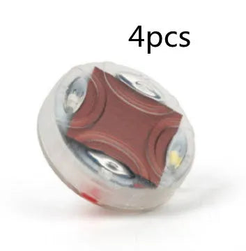 Solar-powered LED valve stem light for car tyres with colour adjustable modes