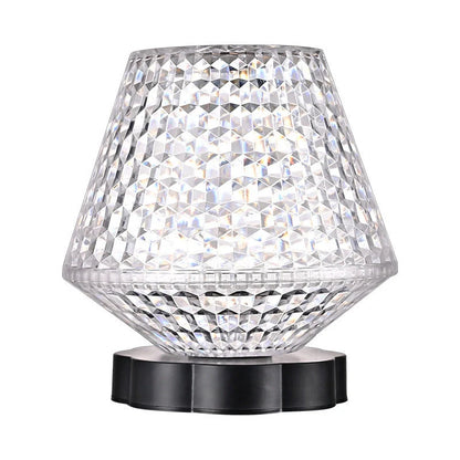Diamond Crystal Lamp with USB touch sensor and elegant crystal design