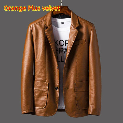 Stylish leather jacket with unique studded lapels and quilted sleeves, available in a variety of colors and sizes