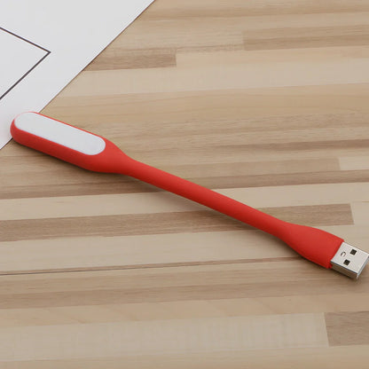 USB LED desk lamp with 6 diffused beads providing keyboard illumination