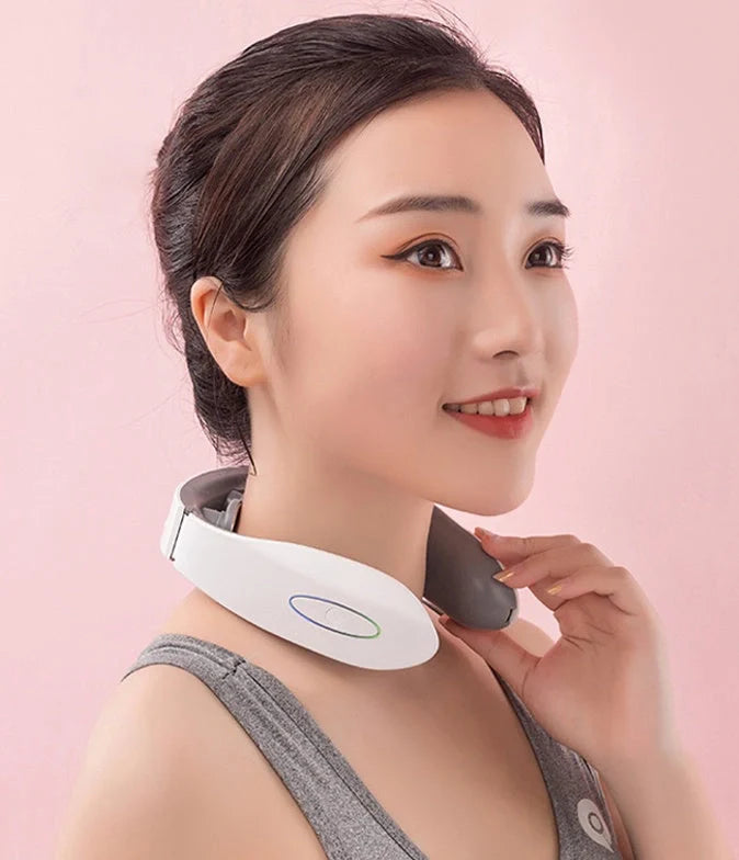 USB Charging Neck Massager with adjustable settings for personalized pain relief