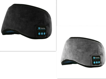 Wireless Bluetooth 5.0 Sleep Headphones with Plush Sleep Mask and Music Player
