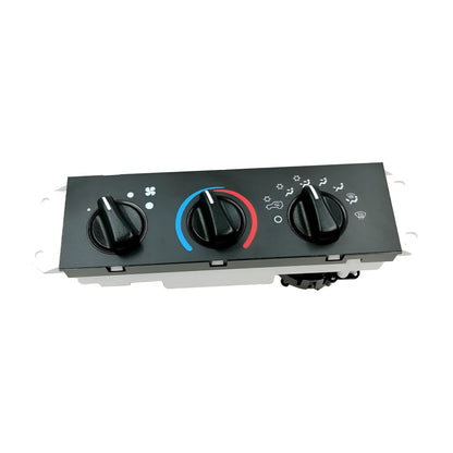 Black Jeep Wrangler air conditioning control switch panel for 2005-2006 models, OE 55056558AA