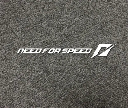 Need For Speed inspired vinyl car decal for windshield or side window application