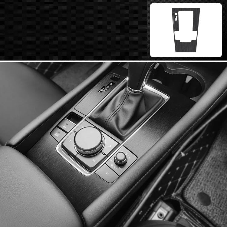 Unksera car interior decorative film sticker kit with 12 pre-cut pieces for dashboard and centre console protection
