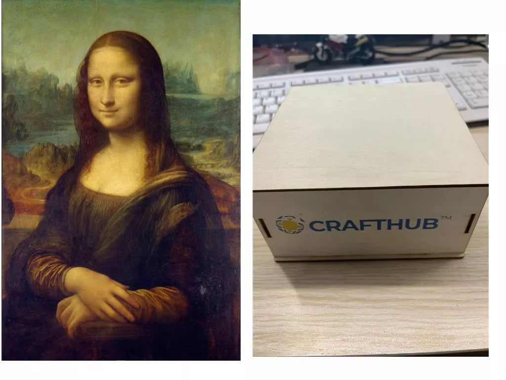 Animal Puzzle Craft Hub A3 Size Wooden Box for puzzle storage and organization