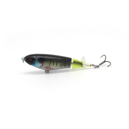 7.5cm road fishing bait showing bionic design with colour variants and 8g weight
