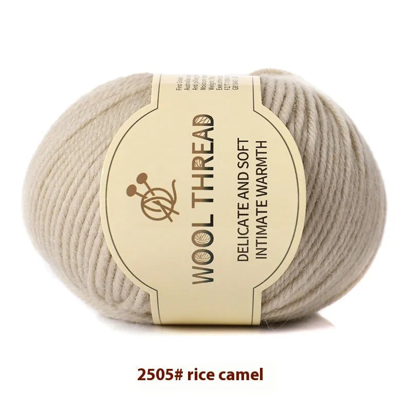 Hand-woven scarf sweater thread roll in domestic wool yarn for baby knitting projects with 10-needle compatibility