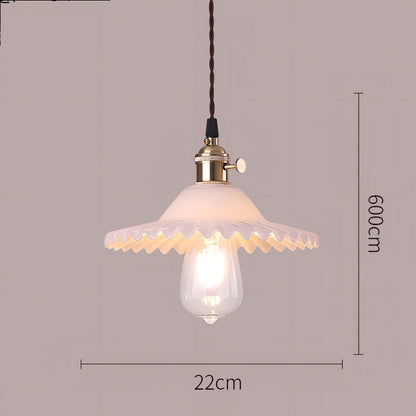 Nordic glass chandelier with copper body and adjustable 1.2m height in multiple colour options
