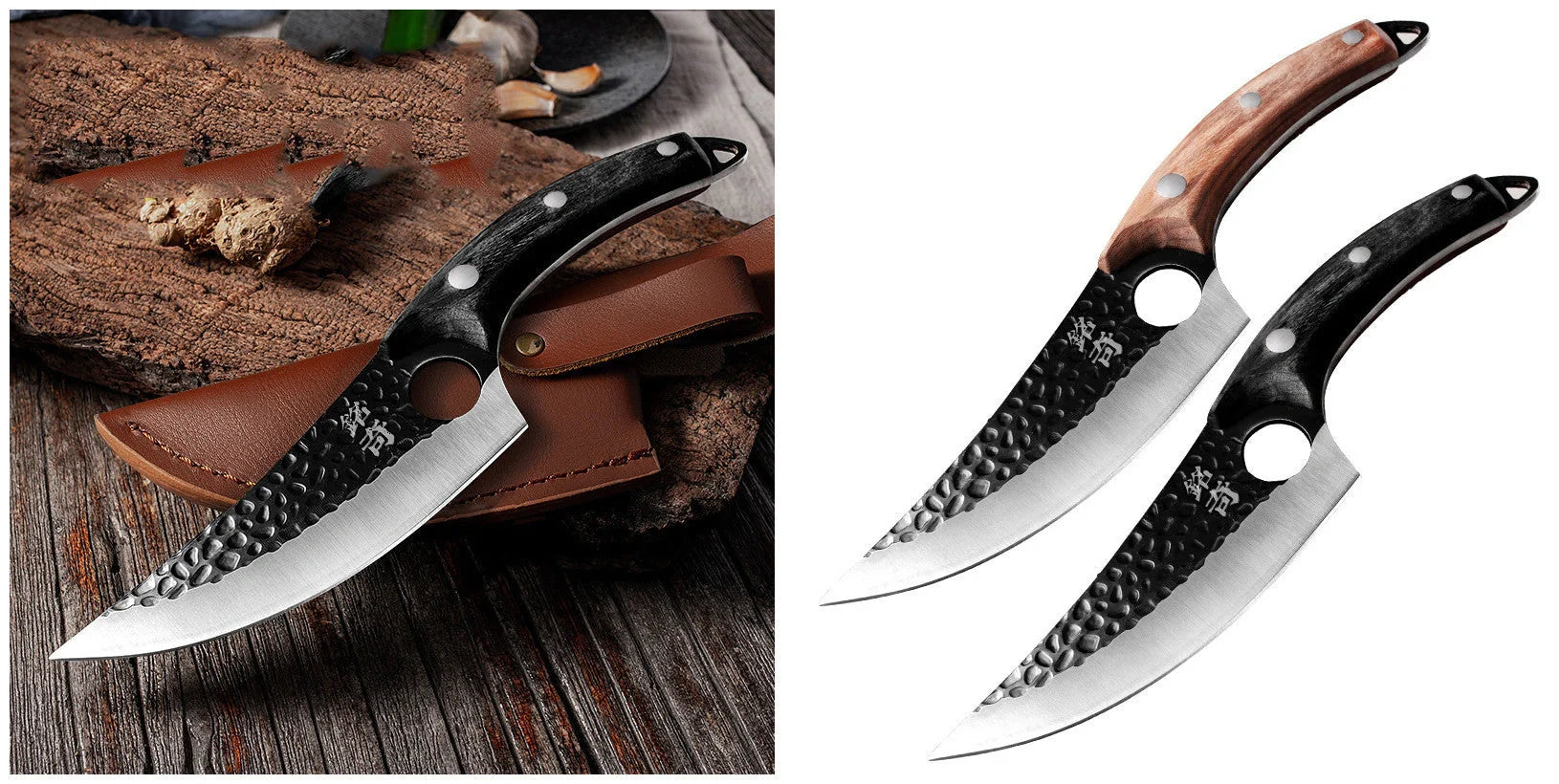 Handcrafted stainless steel boning knife with ergonomic handle for precision cooking tasks