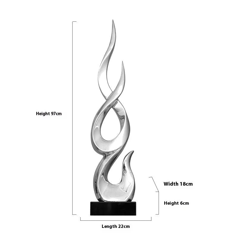 Festival high-rise decoration crafts in resin with custom colour options and modern minimalist design