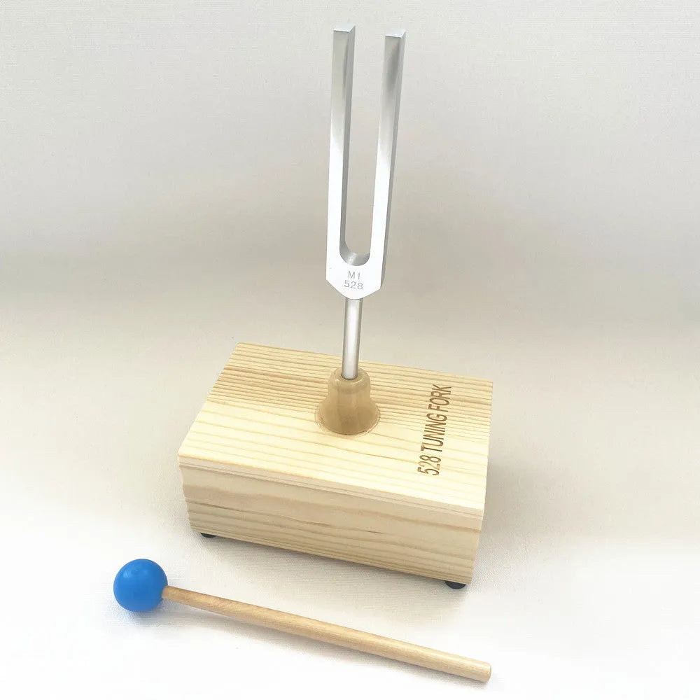 Aluminium alloy 432 Hz tuning fork with speaker set for sound healing