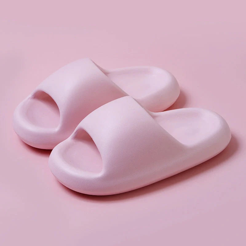 Bread Shoes Soft Slippers in candy colors with 3.5cm thick sole