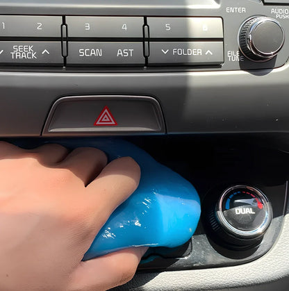 Vehicle soft glue gap cleaning product in 200g packaging with soft rubber material for adhesive removal