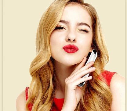 Vibrating eye massager with heat therapy to reduce dark circles and wrinkles