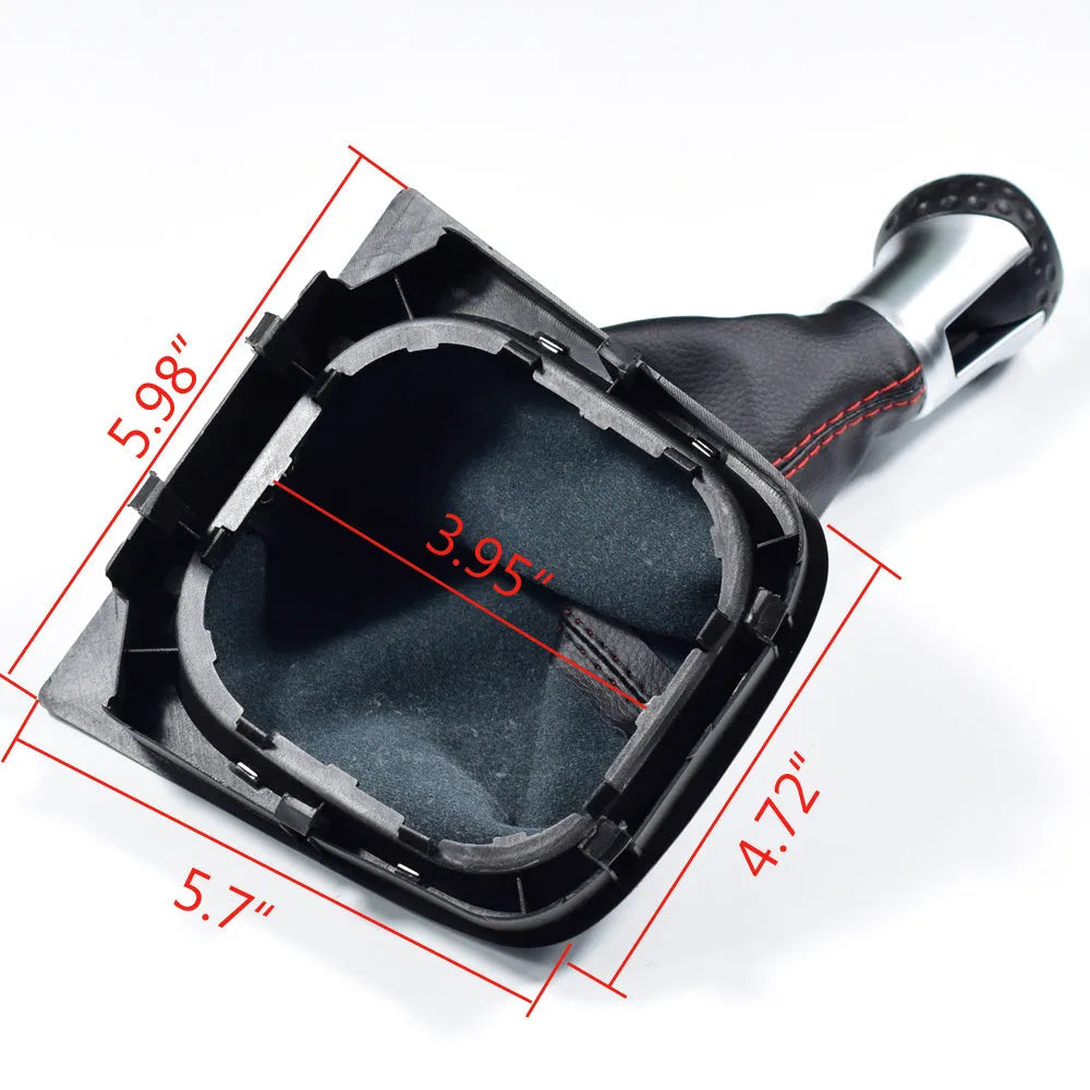 Volkswagen Golf manual gear lever dust boot with leather construction and 12mm installation hole