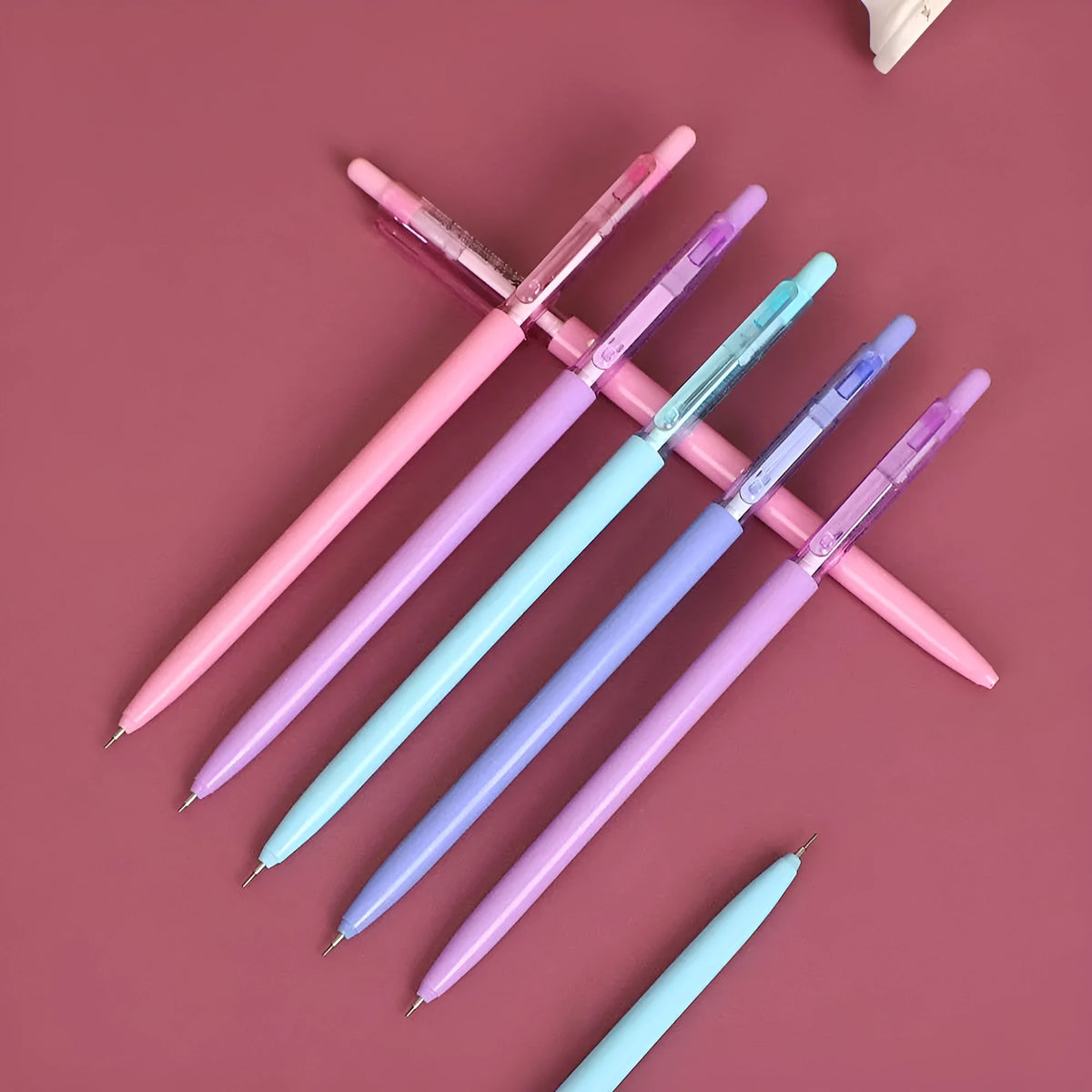 Macron Morandi mechanical pencil set, 8 plastic pencils in four colours, 0.5mm and 0.7mm, 153mm long