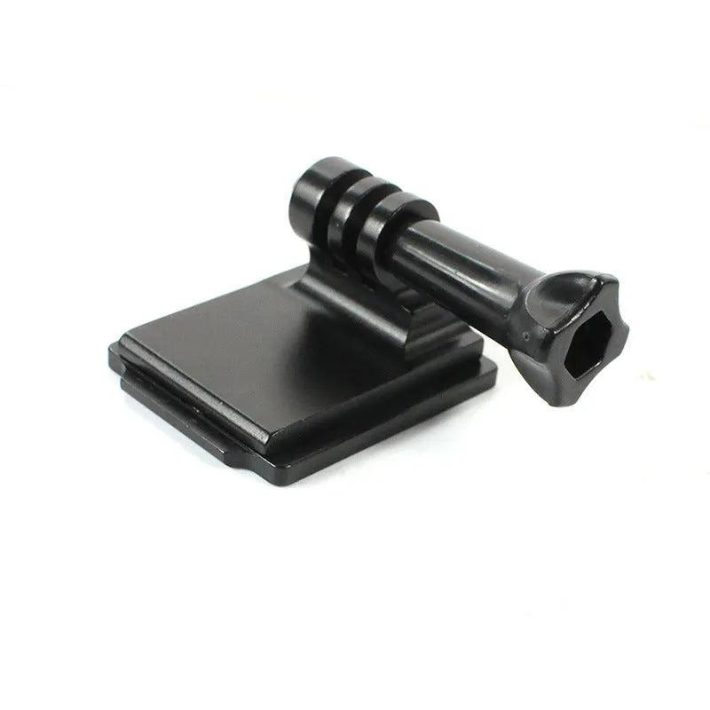 Black GoPro helmet holder extension rod with quick release bracket