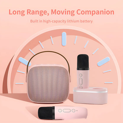 Bluetooth speaker microphone set with two microphones, shown in one of four colours including Dark Night and Cream White