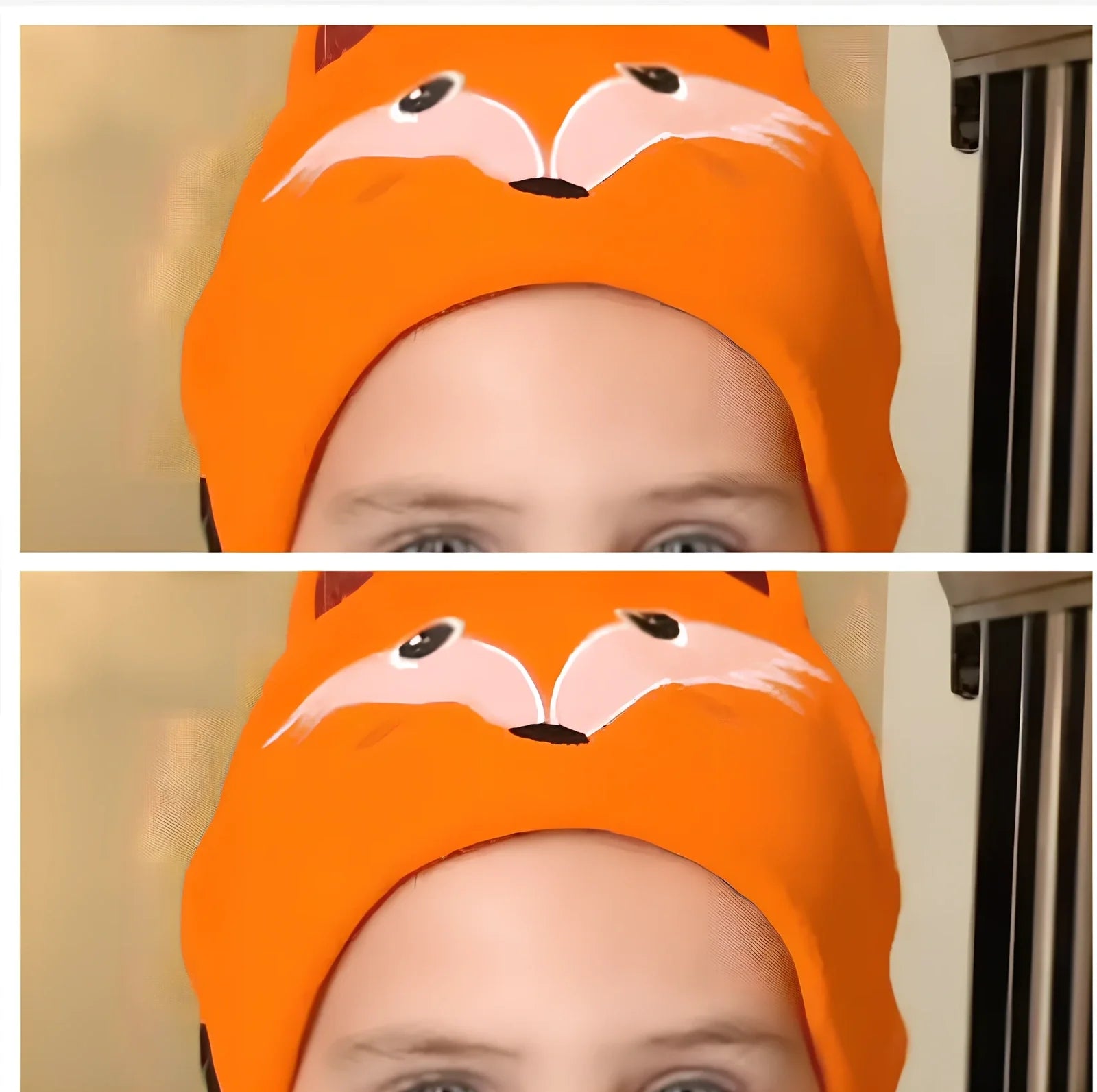 Bluetooth animal headband sleep mask with dinosaur hood showing integrated speakers and wireless design