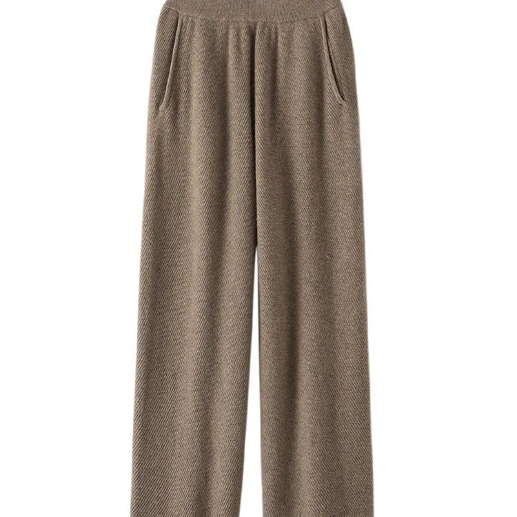 Women's casual cashmere leggings in free size with high elasticity for commuting