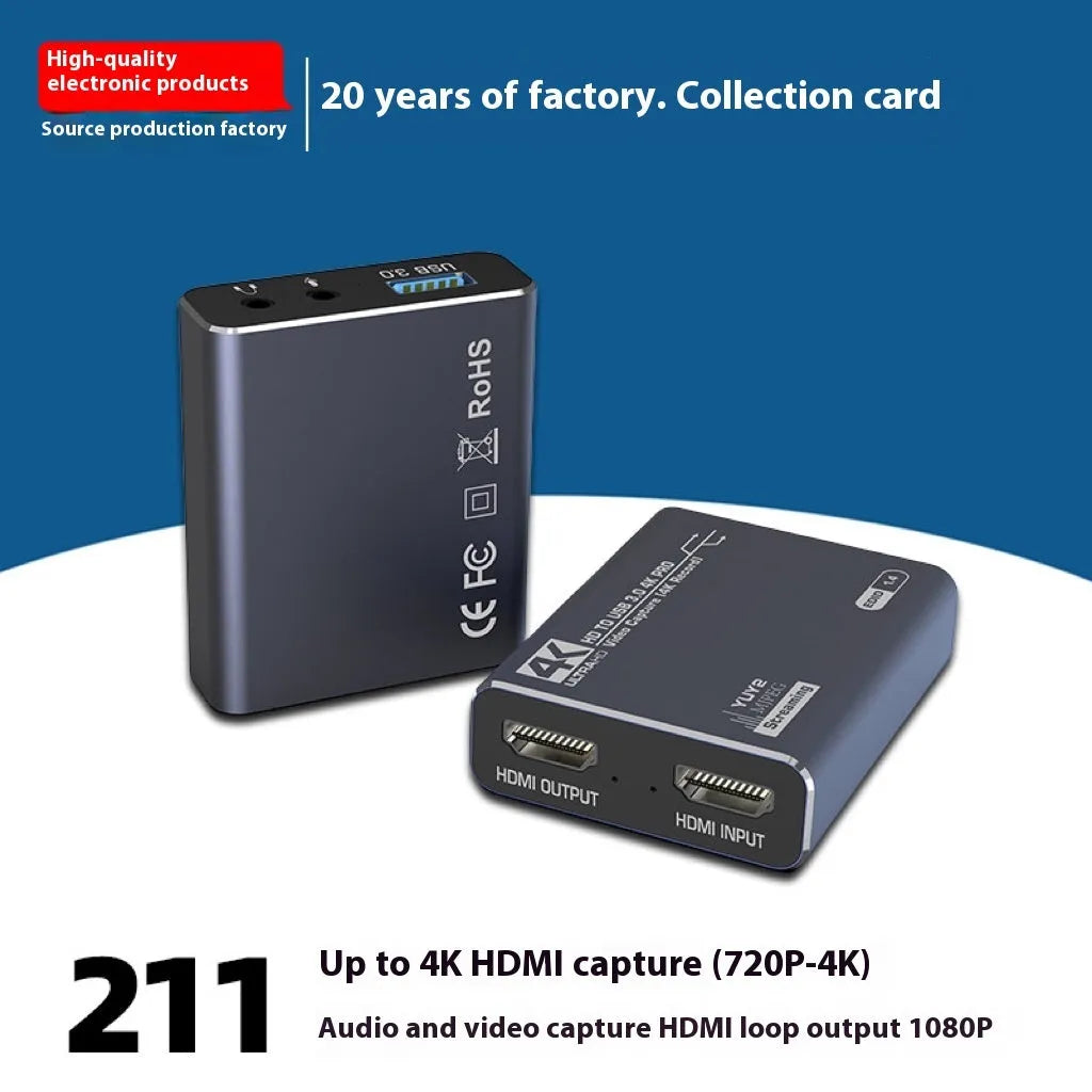 Black MS2131 chip 4K gaming set-top box with 1080p resolution