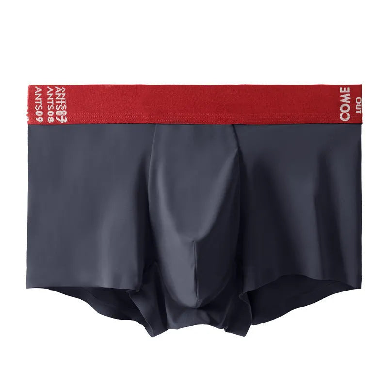 Ultra-thin men's boxers in multiple colours with mulberry silk crotch detail