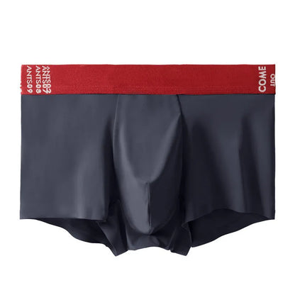 Ultra-thin men's boxers in multiple colours with mulberry silk crotch detail