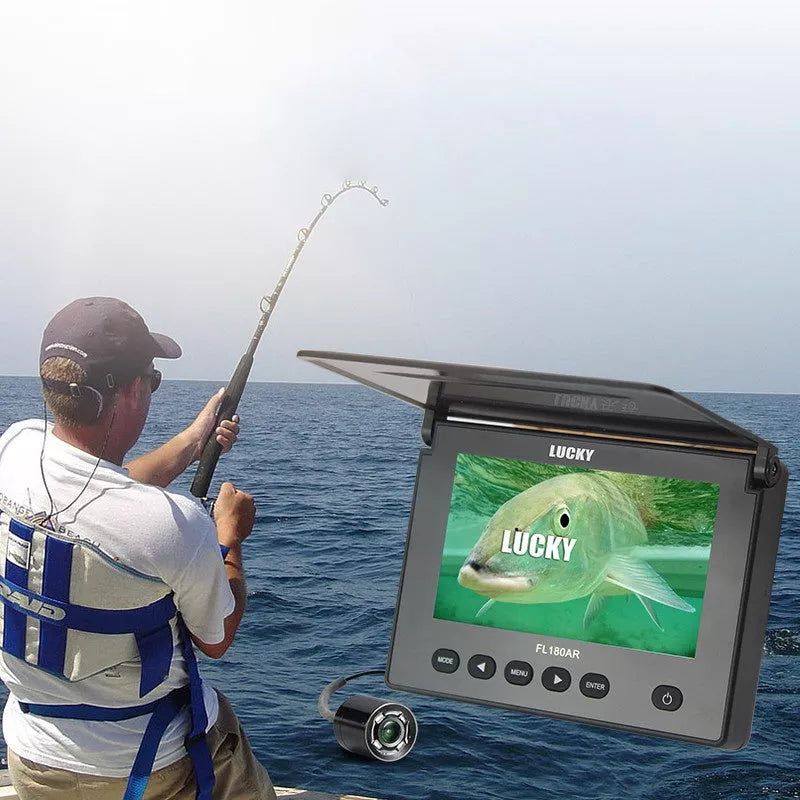 Muddy Water Visual Fish Finder Underwater Camera with Night Vision HD for Ice Fishing