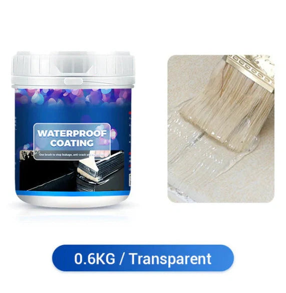 600g Watermark polyurethane coating tube showing transparent adhesive sealing a gap