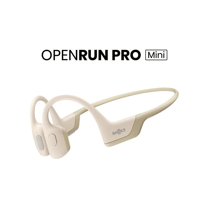 Wireless bone conduction earphones with titanium alloy frame in neck-hanging sports design