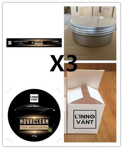 A high-quality car wax that provides a long-lasting, crystal-clear shine and protection for your vehicle's paint.