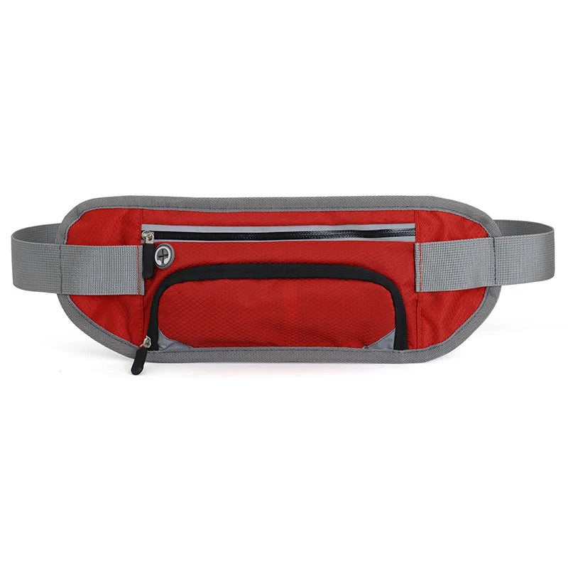 Multifunctional running waist bag sports belt with adjustable belt and water bottle pocket