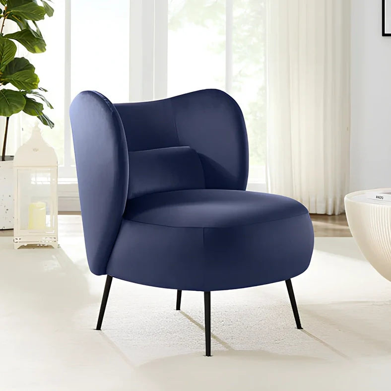 Nordic style sofa in beige lambswool fabric with 180cm wide frame seating 2-3 adults