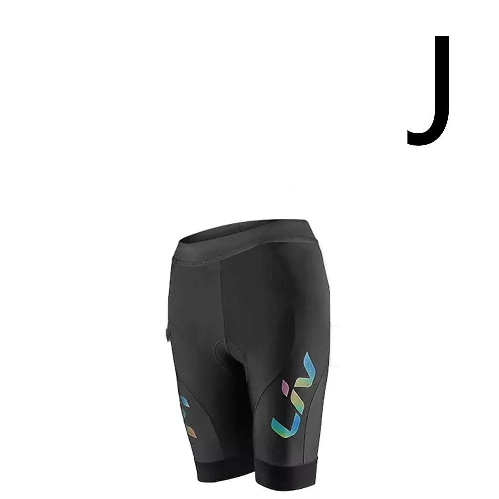 Women's leisure cycling suit in breathable polyester for comfortable rides