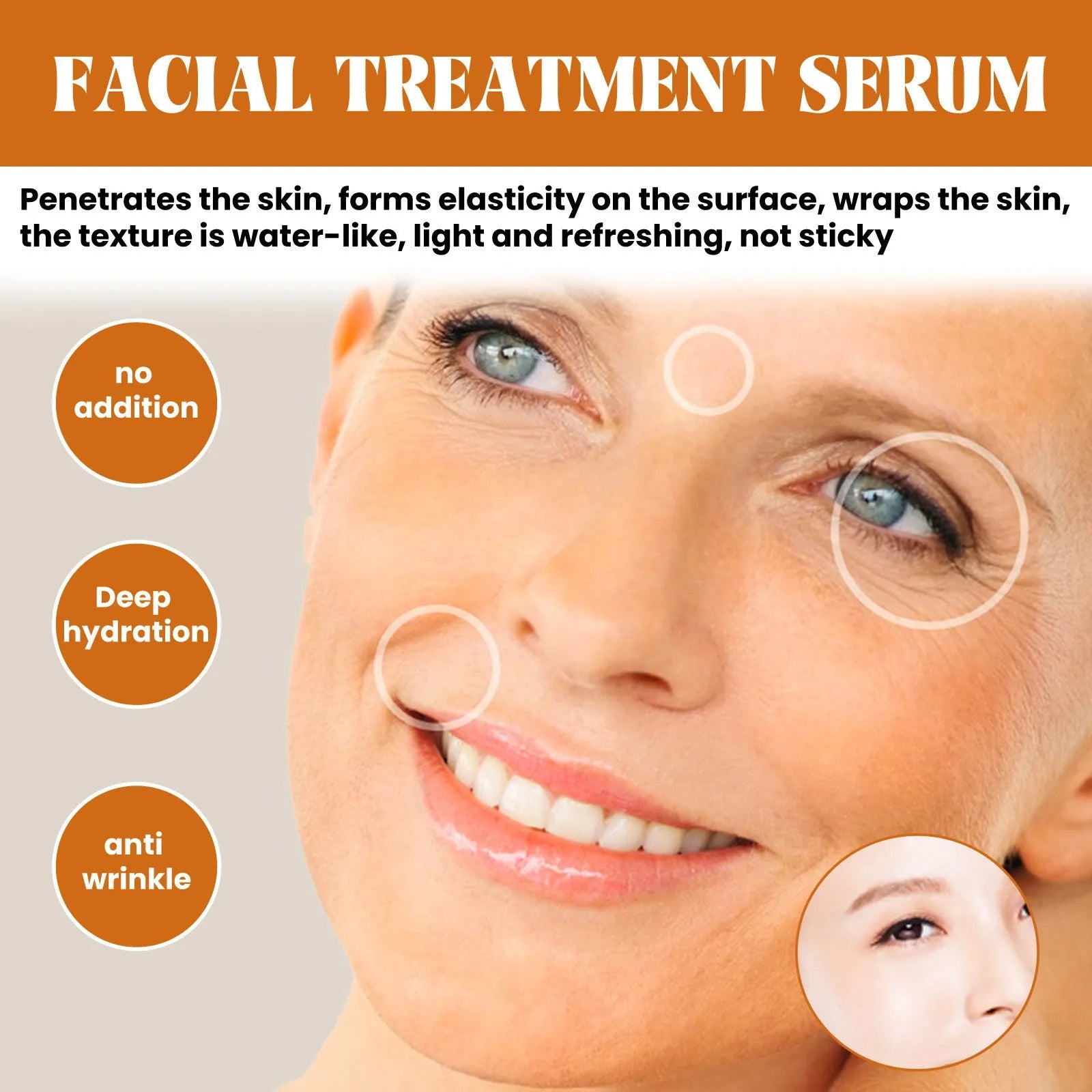 Boxed 30ml Retinol Anti-Wrinkle Essence Spray for fine lines and skin elasticity
