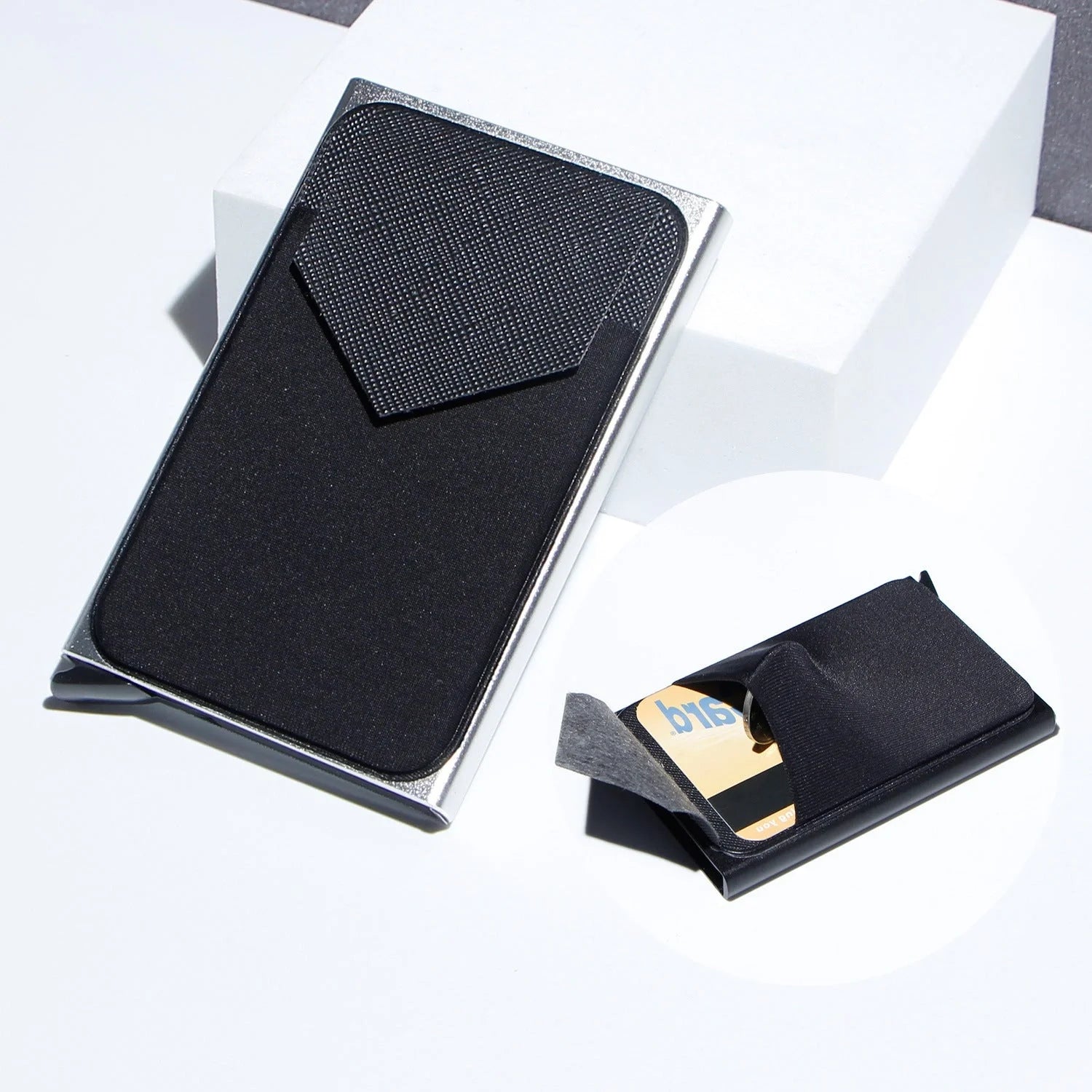 Aluminum alloy anti-theft multi card holder in various colors
