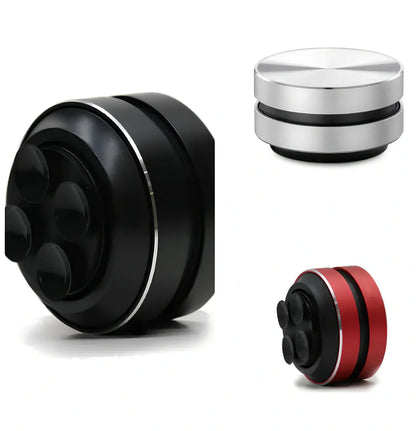 Bone conduction wireless Bluetooth speaker with magnetic base measuring 26mm height and 40mm diameter