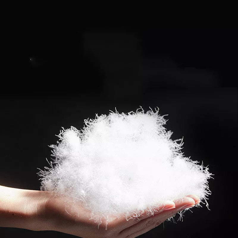 Waterproof down sleeping bag with compression storage in cyan gray