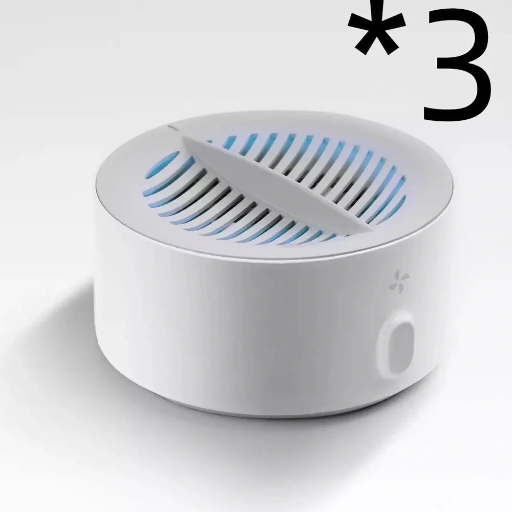 White 4L food material purifier with polyester basket for fruit and vegetable disinfection, 20cm height