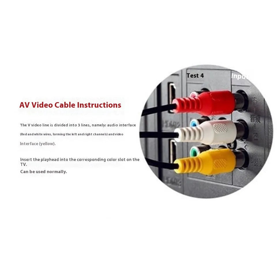 RCA Lotus head audio video cable for set-top box and TV, available in 0.5m to 10m lengths, Standard or Extended Edition.