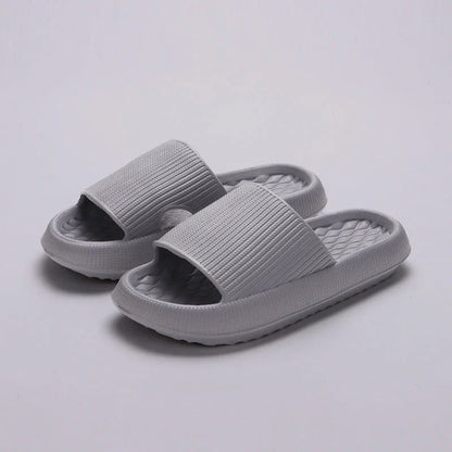 Comfy slip-on sandals with stylish rhombus pattern design, available in various colors and sizes
