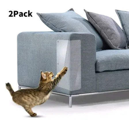 Cat claw protector sofa pad PVC anti-grab film 47 x 15 cm 2 pcs set